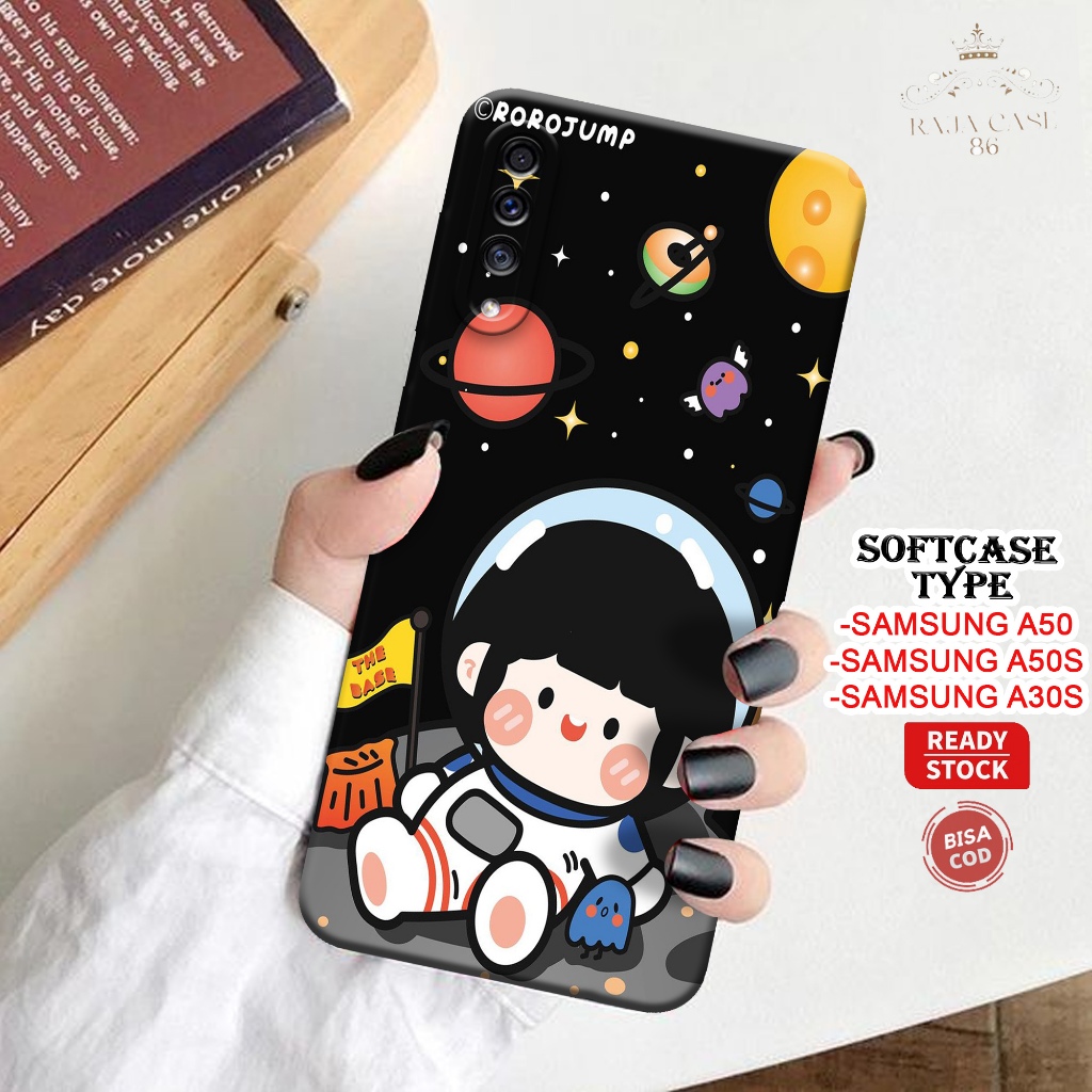 Case Samsung A50 / A50s / A30s - Rajacase - Casing Hp Samsung A50 A50s A30s - Motif case Cartoon - P