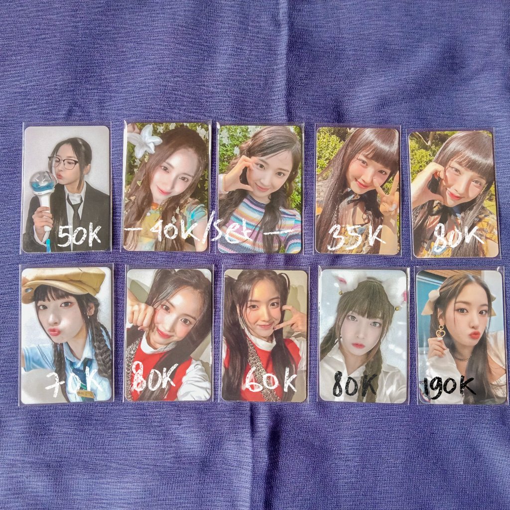 NMIXX Official Photocard Lily Haewon Bae Jiwoo