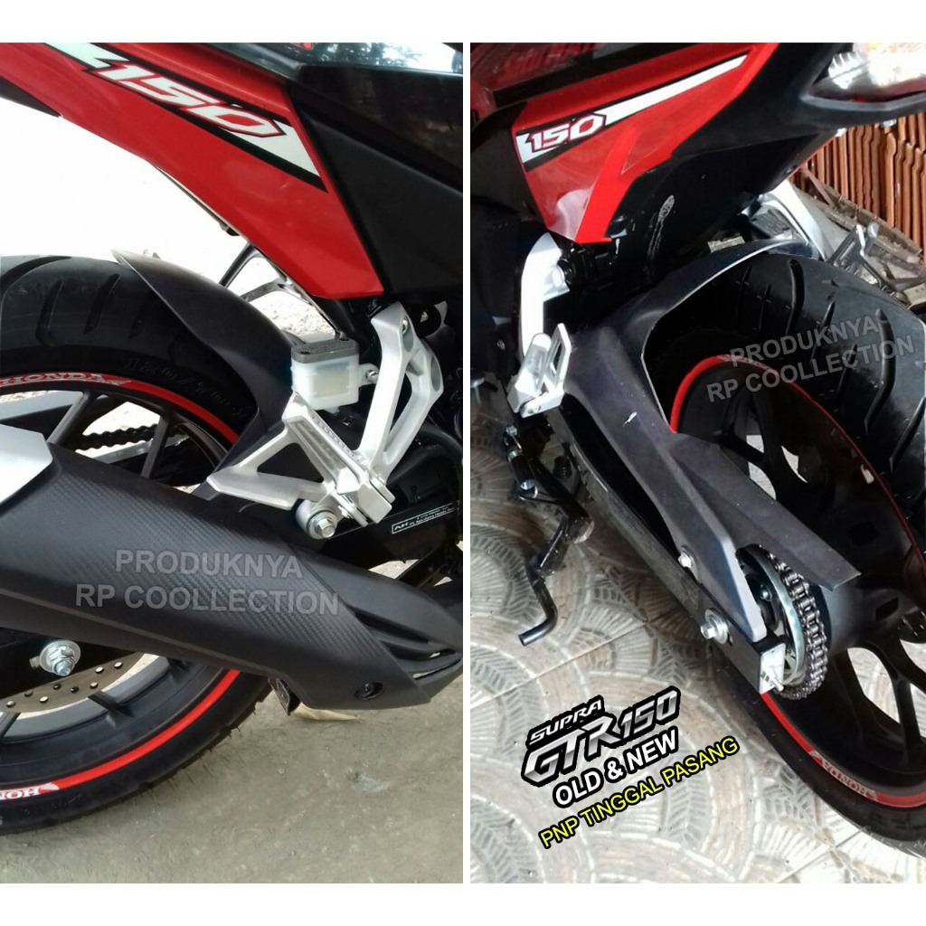 Spakbor Kolong Supra GTR 150 Karya Anak Bangsa Aksesoris Honda Supra GTR Slebor Fender