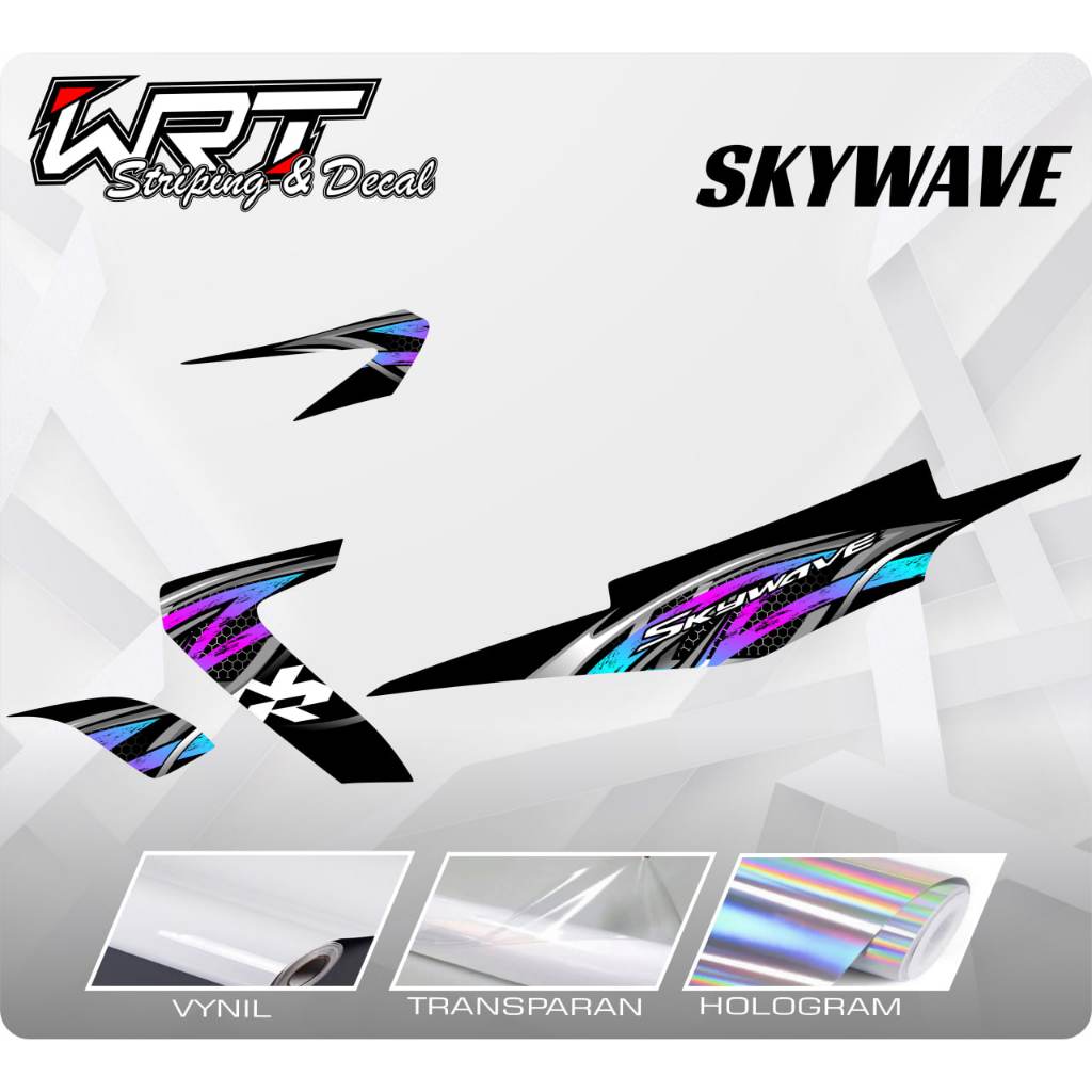 Striping Skywave-Stiker Decal Motor Skywave Laxury