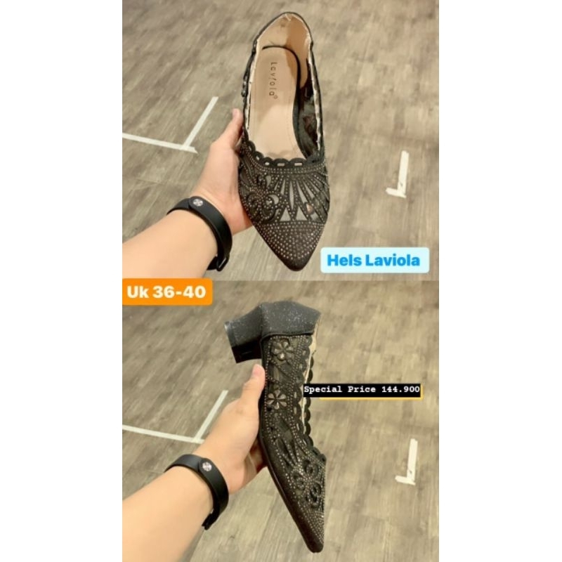 LAVIOLA - Sepatu Hak Tinggi Wanita Size 36-40 Original