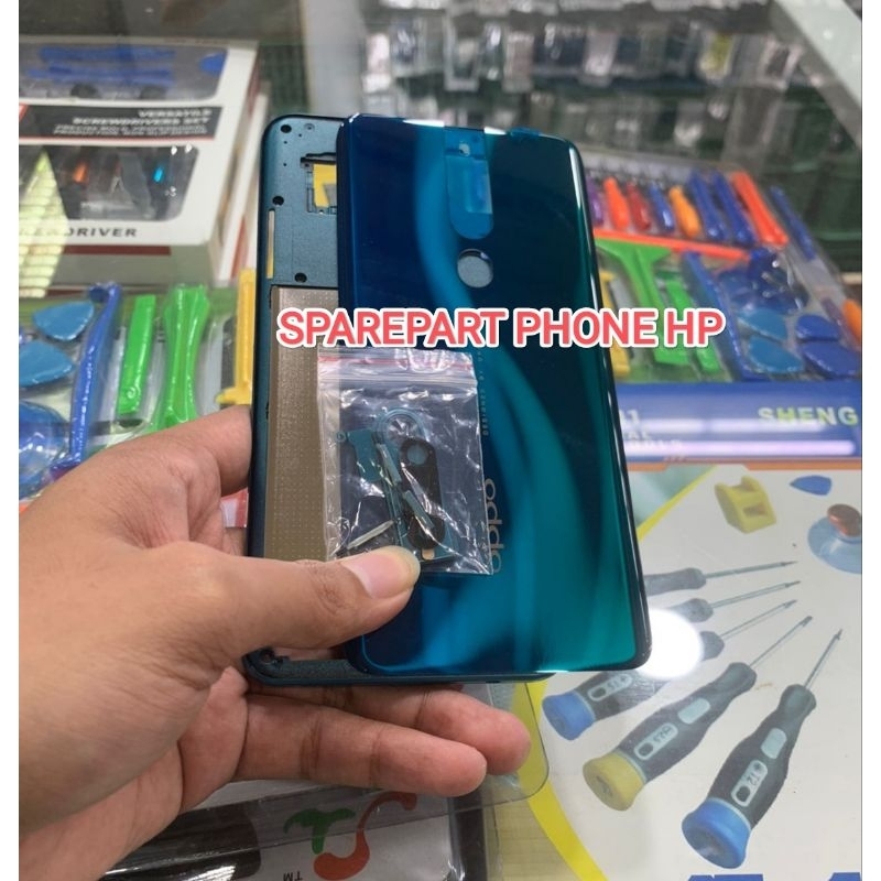 Original Casing Housing Oppo F11 Pro Sudah Termasuk Ring Kaca Kamera Dan Tombol Luar | Backdoor Back