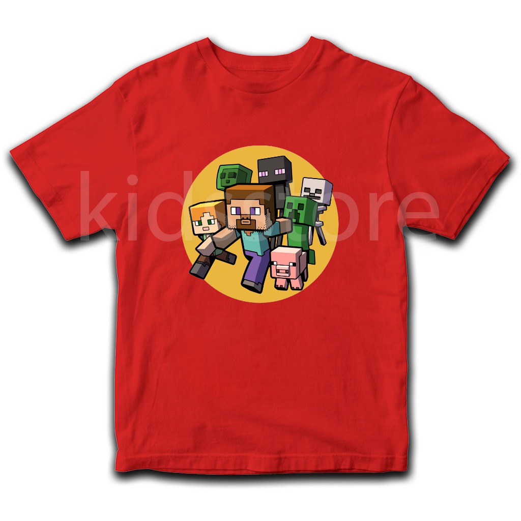 ( BISA COD ) BAJU ANAK MINICRAFT KAOS ANAK MINICRAFT 0.2