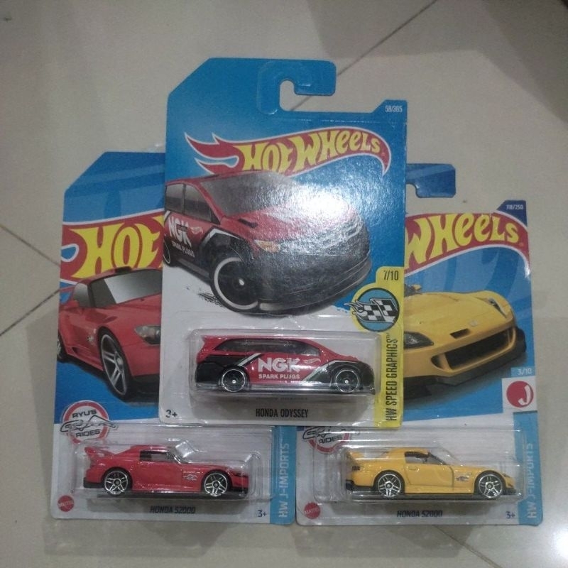 Hotwheels Honda S2000 & Odyssey NGK