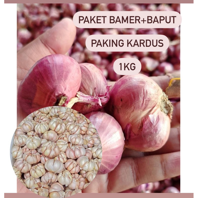 

Paket Bawang Merah Bawang Putih 1 Kg Paking Kardus Murah
