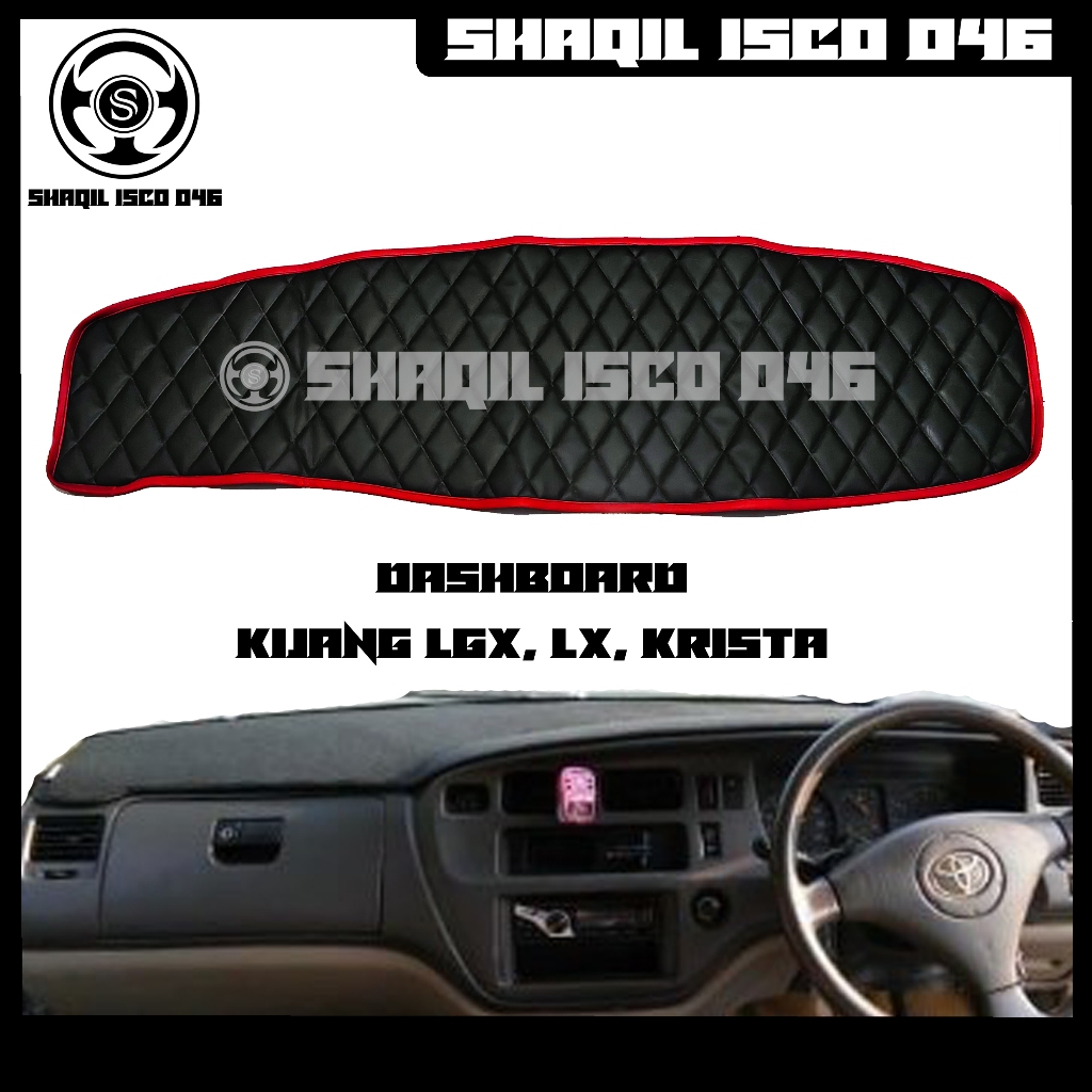 Alas Dashboard Kulit Sintetis Kijang LGX, LX, Krista (2000-2004) Motif Wajik