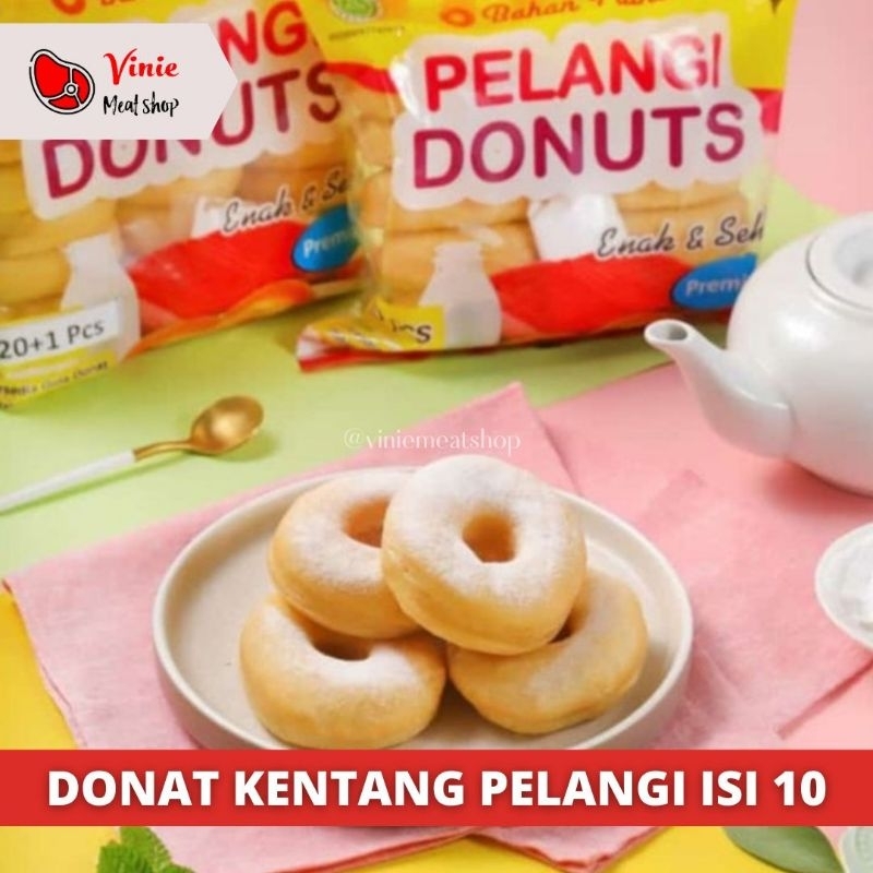 

Donat Pelangi Besar Halal isi 10 pcs