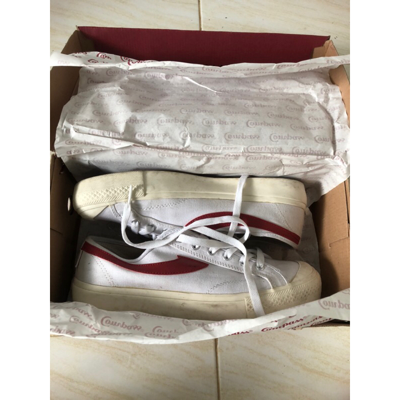 Sepatu Compass gazelle putih second