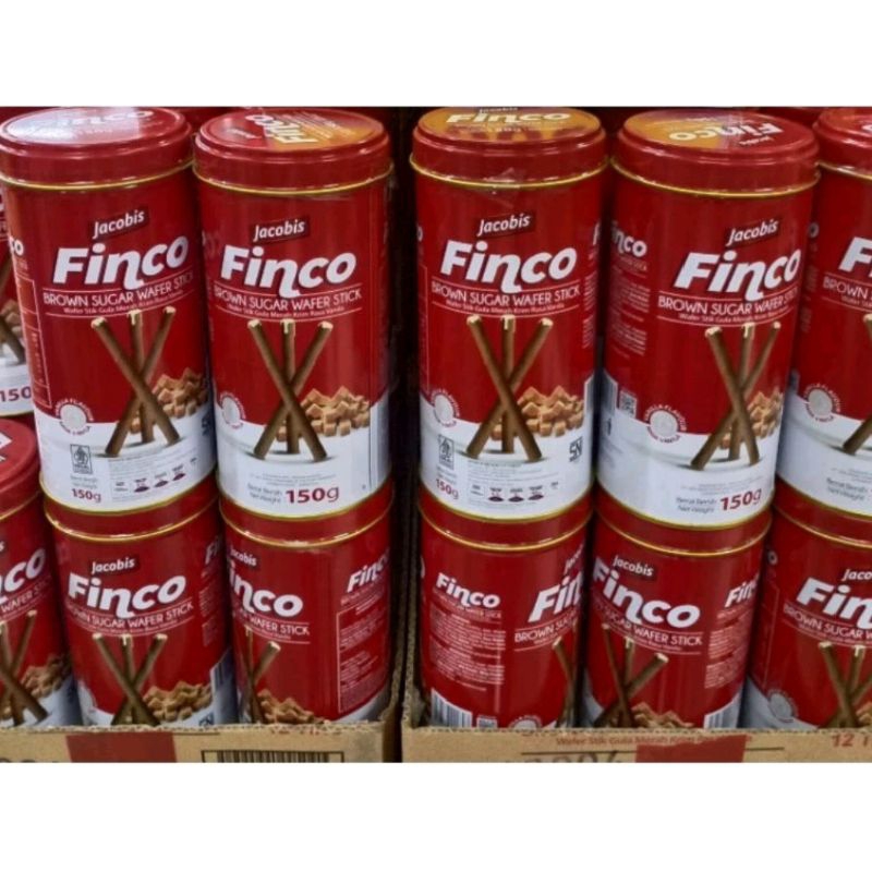 PROMO KUE LEBARAN Jacobis Finco Brown Sugar Wafer Stick 150gr