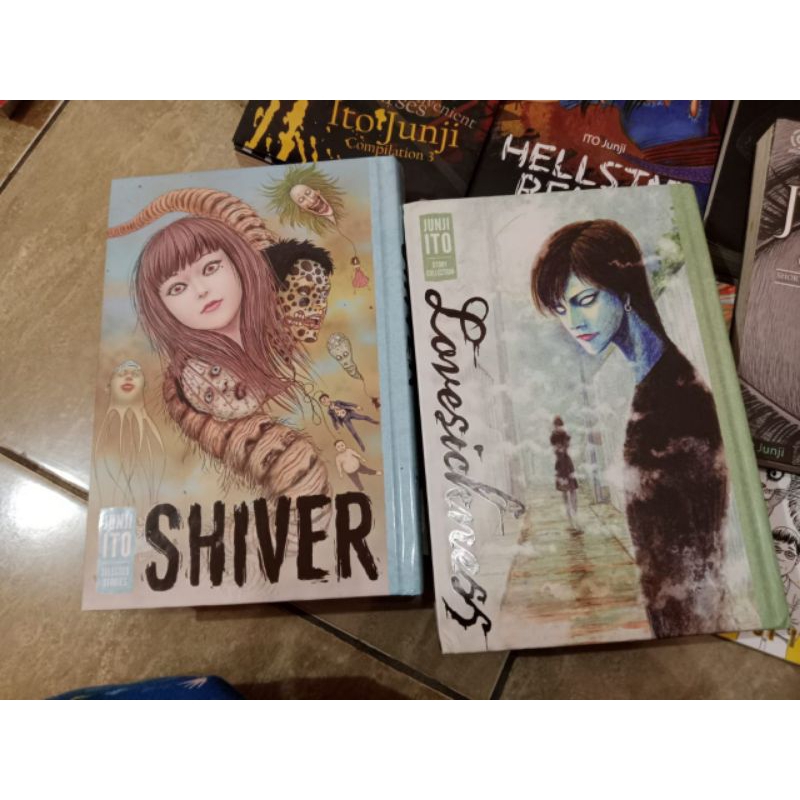 JUNJI ITO DELUXE VERSION SHIVER & LOVESICKNESS PRELOVED