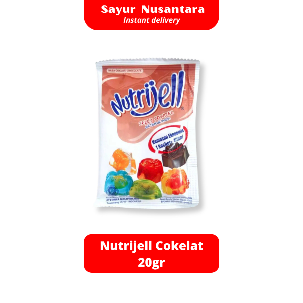 

Nutrijell Cokelat 20gr - Sayur Nusantara