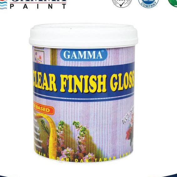 CLEAR FINISH GLOSS - Cat Proteksi Coating Tembok Clear Water-based 1L