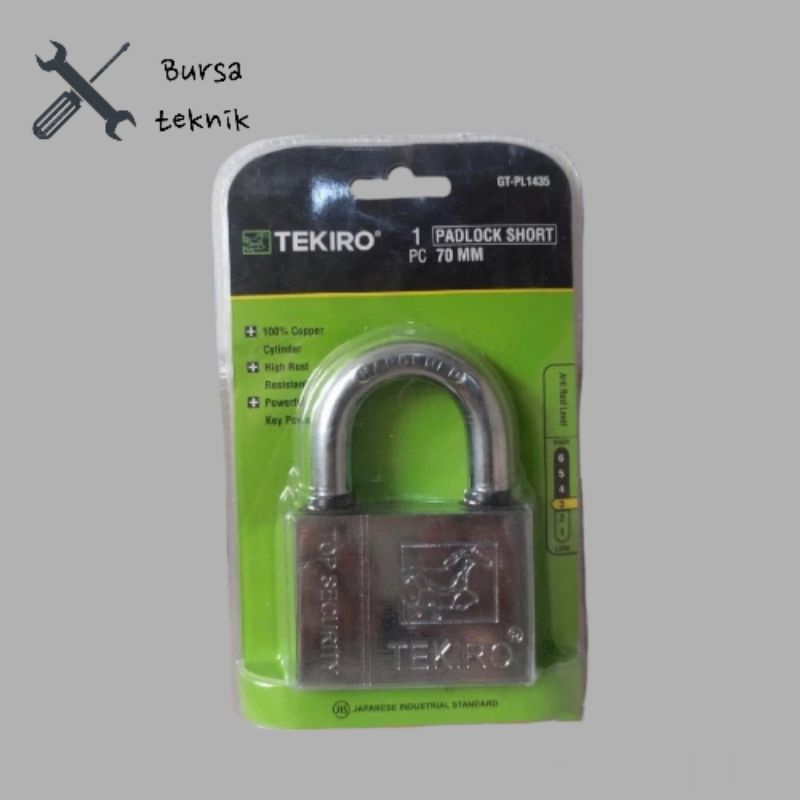 (COD) Gembok tekiro 60mm 70mm gembok tekiro