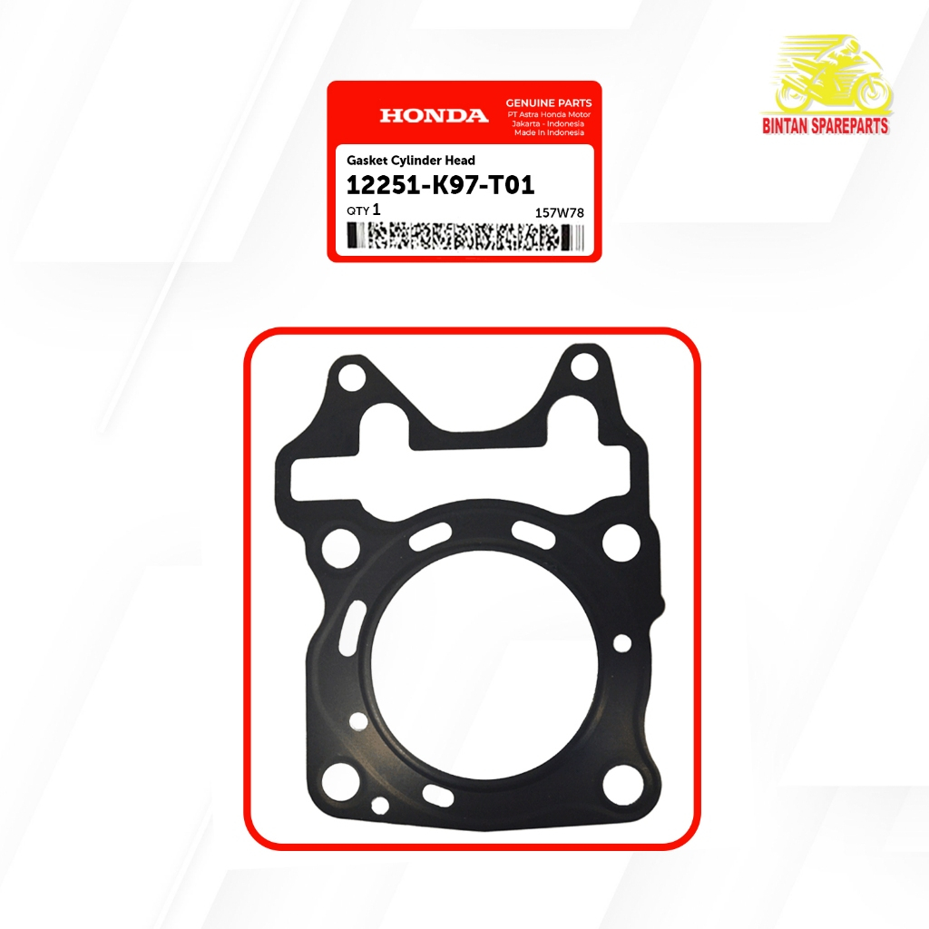 Paking Blok Gasket Cylinder Head 12251 K97 T01