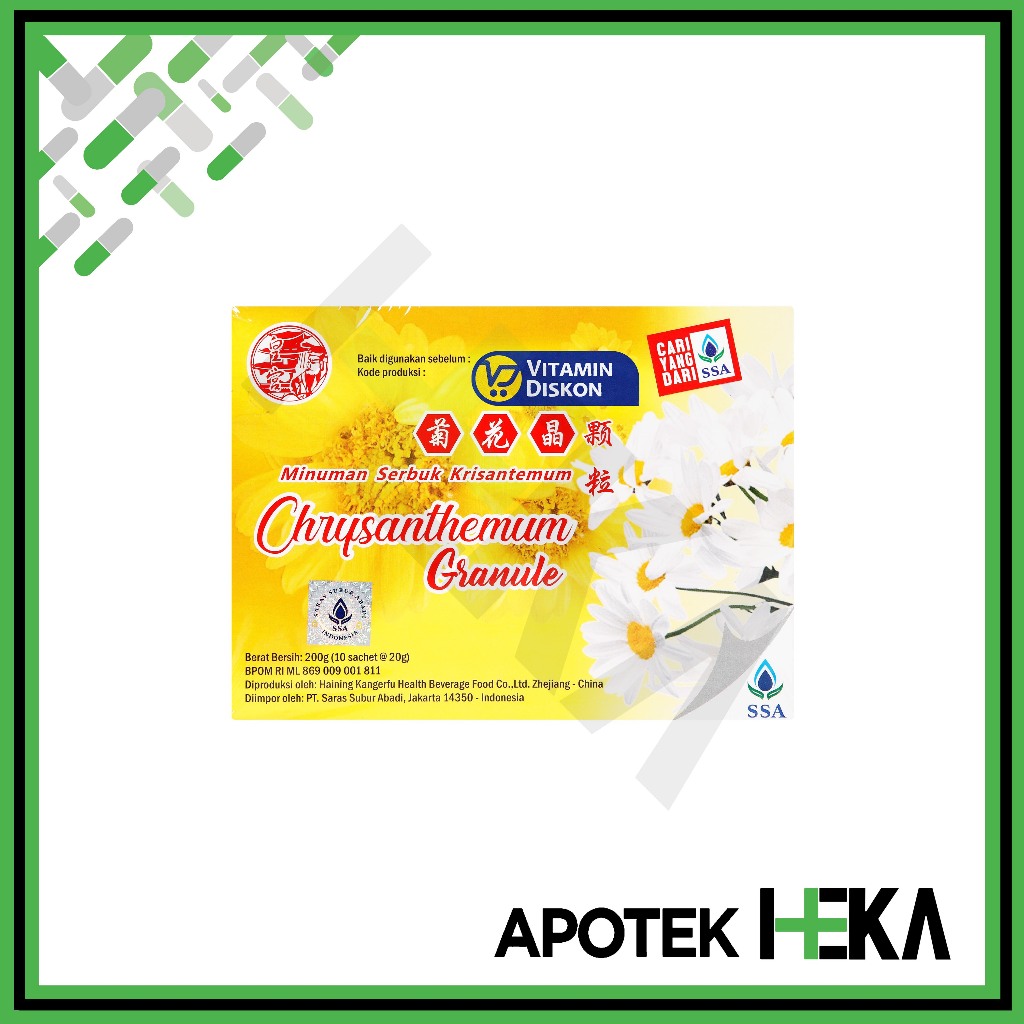 

Chrysanthemum Granule - Minuman Serbuk Krisantemum Box isi 10 [JAKSEL]