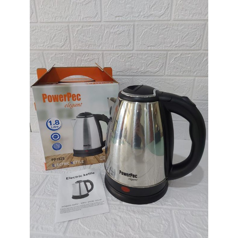 KETTLE / TEKO LISTRIK / CERET LISTRIK / PEMANAS AIR STAINLESS STEEL
