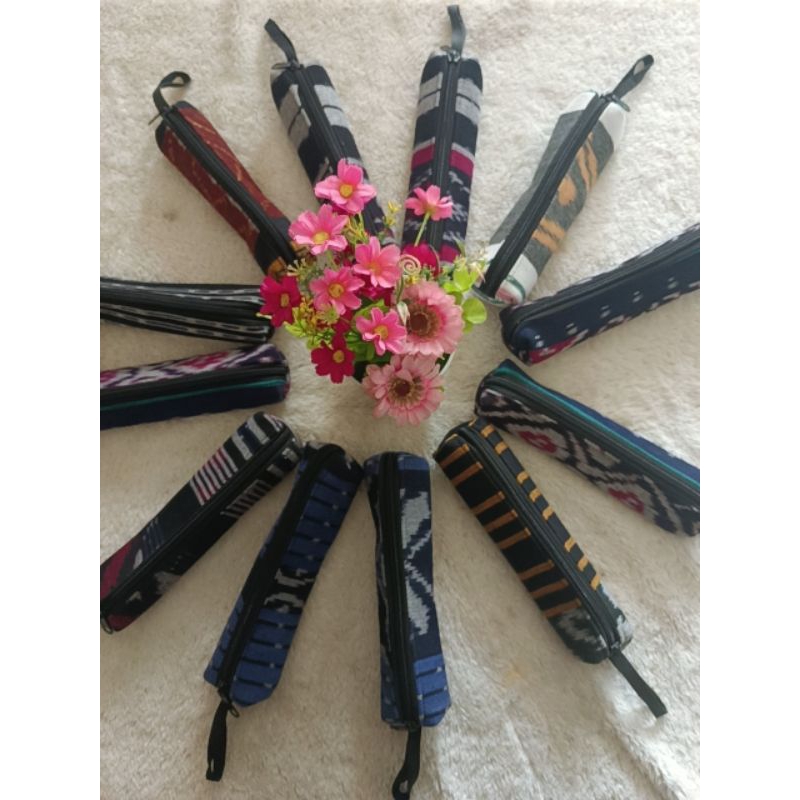 

Grosir souvenir tempat pensil/tenun/kekinian