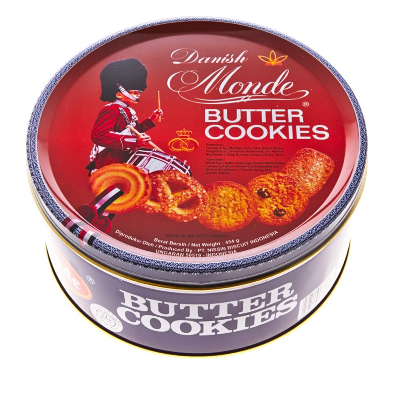 

Monde Butter cookies kaleng 454g