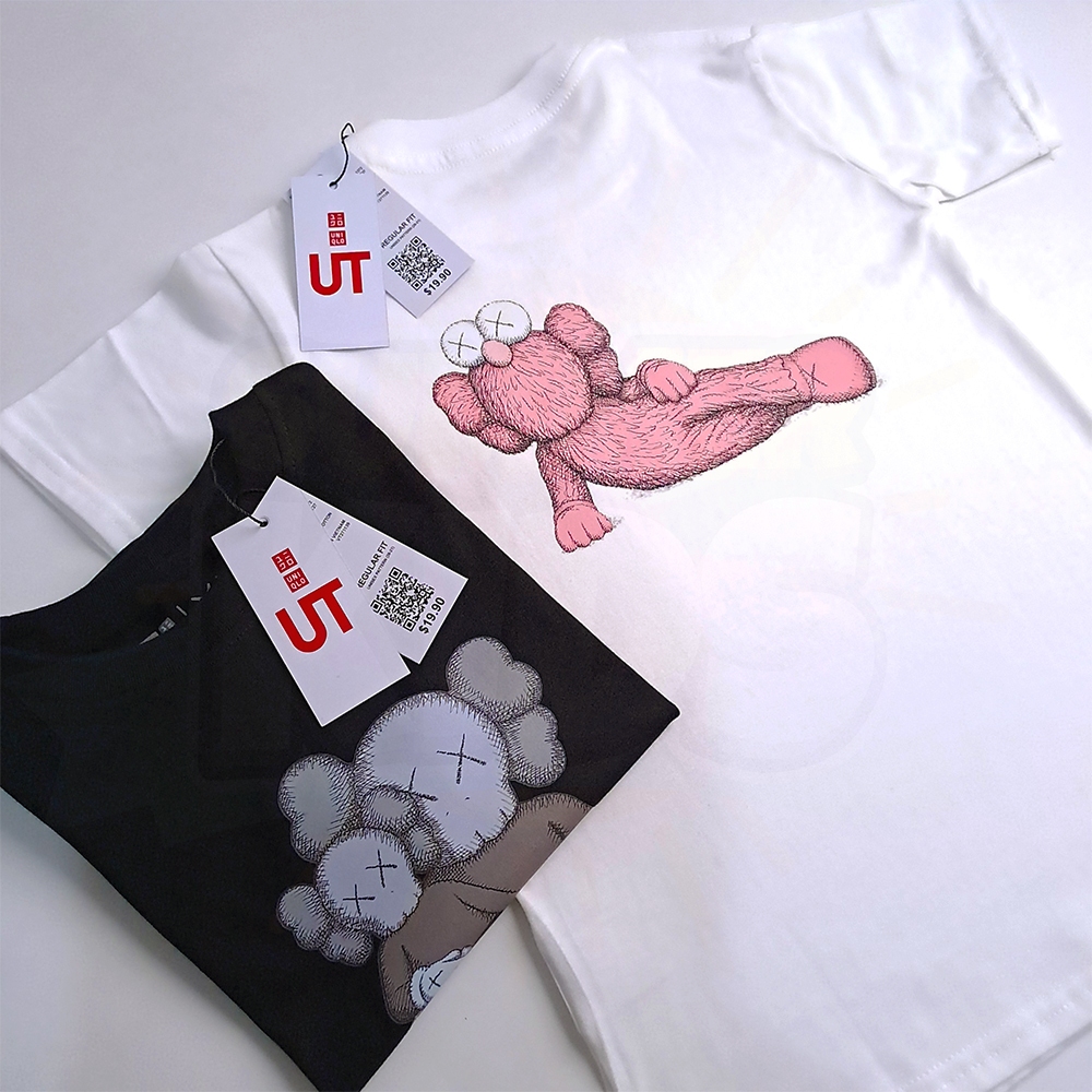 SUMMER KIDS Kaos Anak Laki Laki Perempuan 1-12 Tahun Baju Atasan Premium - KAWS UNI COMKAWS
