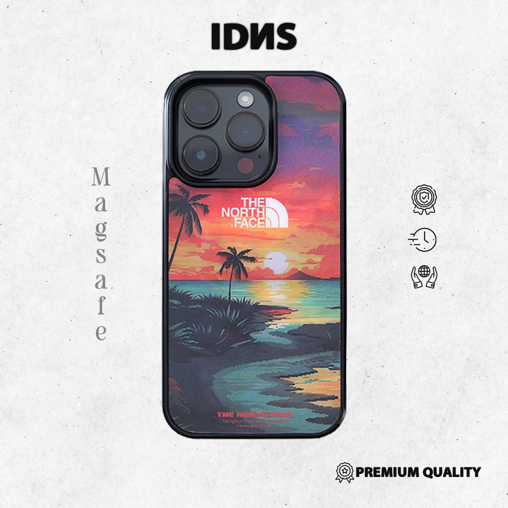 IDNS The North Face 02  / Case Iphone 11 12 Pro Max 13 Pro Max 14 Pro Max 15 Pro Max