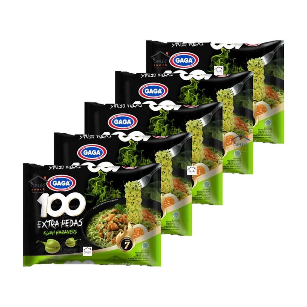 

5PCS Gaga 100 Extra Pedas Kuah Habanero
