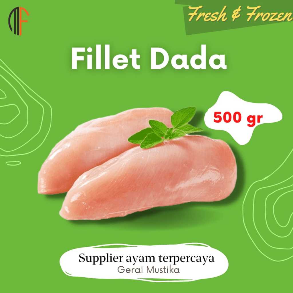 

Fillet Dada Ayam (Chicken Breast Boneless) Bersih Tanpa Kulit dan Tulang