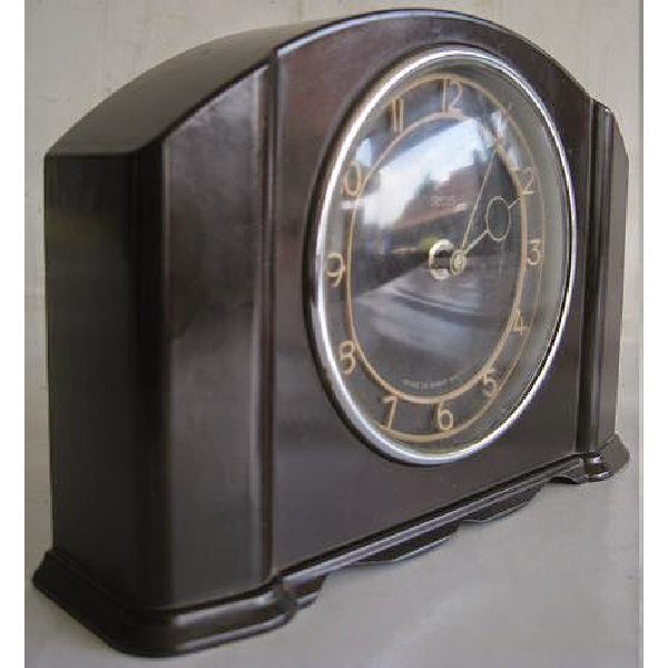 Jam antik Smith table Clock Great Britain era 1930