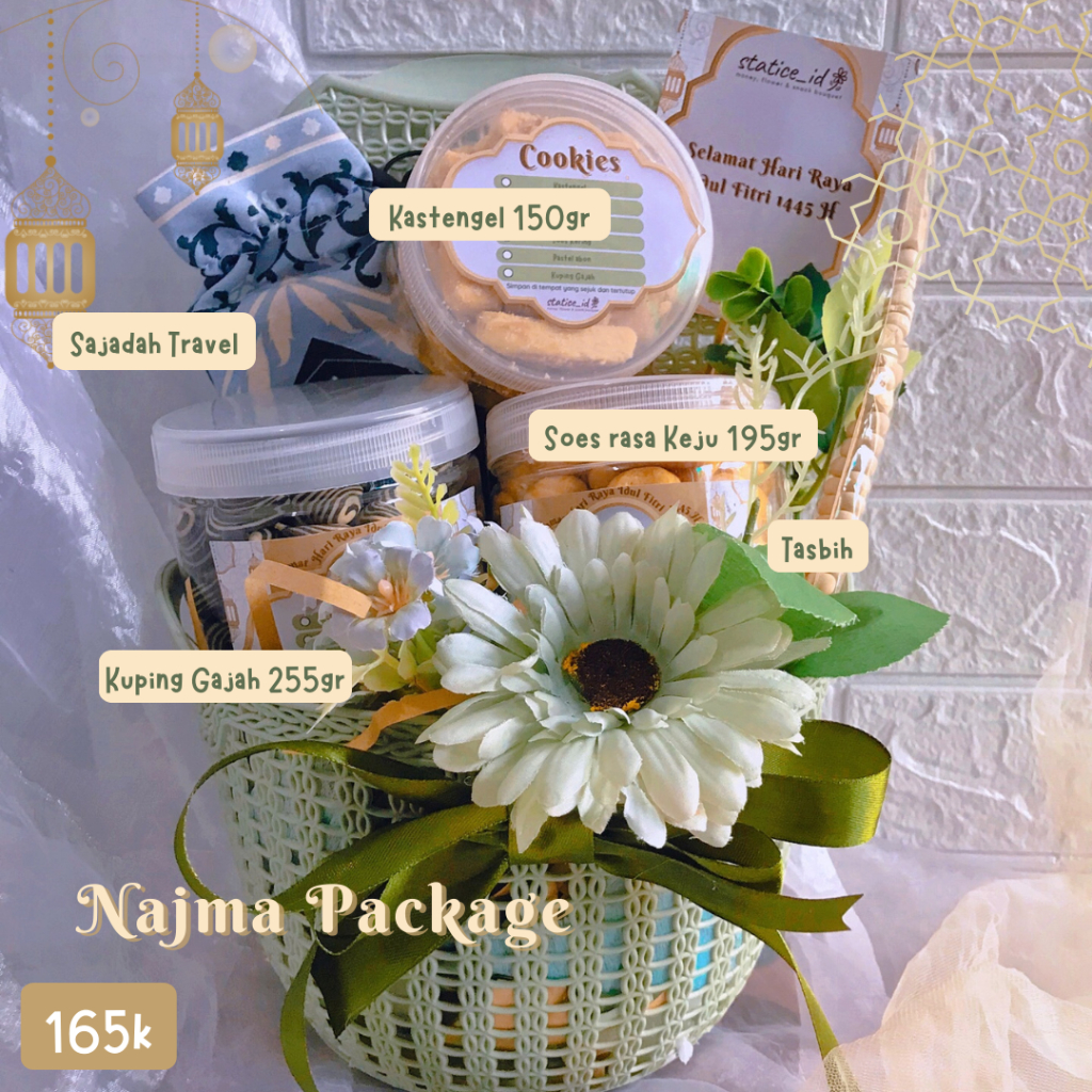 

Hampers lebaran kue kering parcel Najma Package