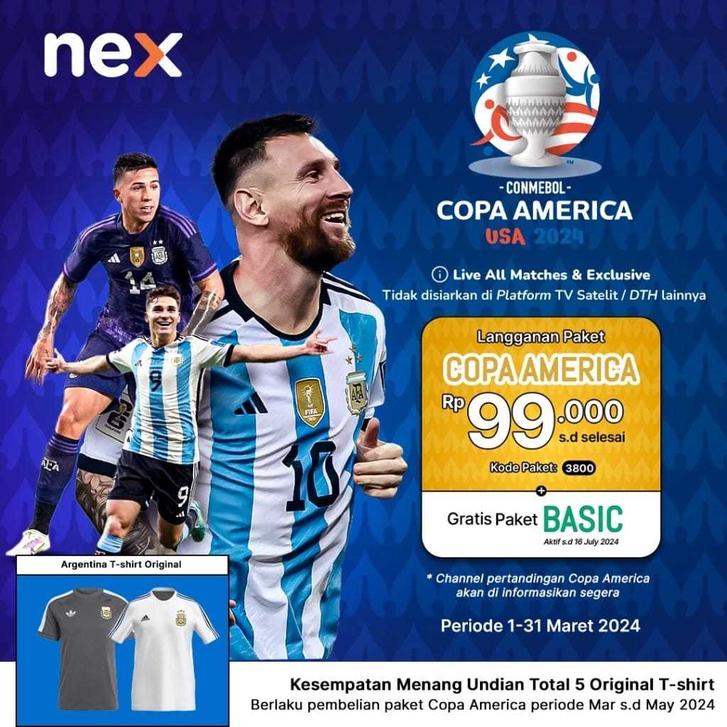 Nex Parabola Paket Copa America