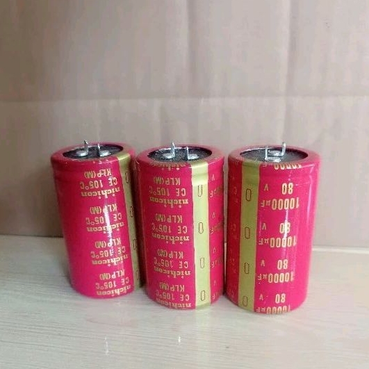Elco nichicon merah 80v 10000uf