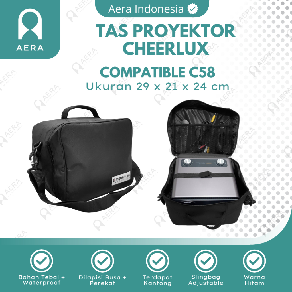Tas Proyektor Cheerlux C58 Tas Slingbag Proyektor Projector Bag Tas Proyektor