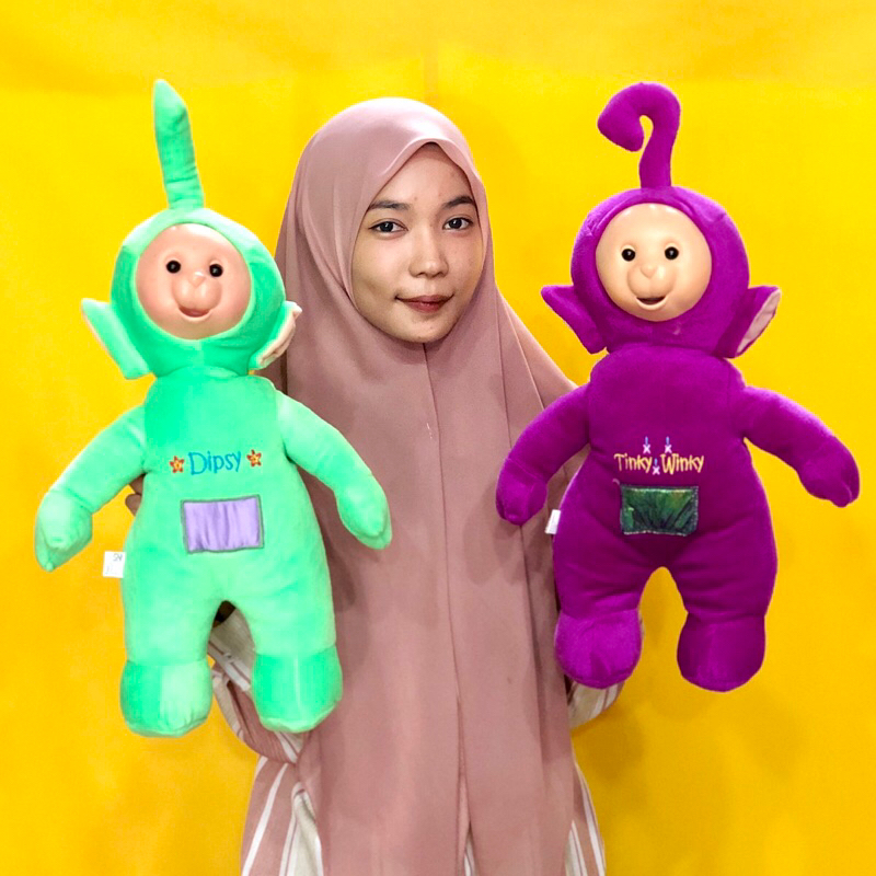 Boneka Teletubbies berdiri lucu SNI, Boneka Teletubbies Real Produk Ecobonekaindo