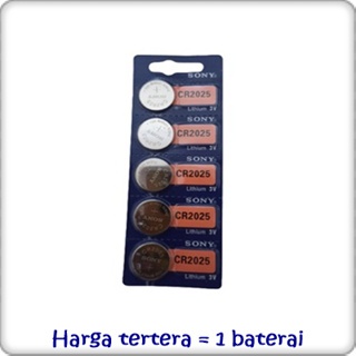 SONY Baterai Lithium Sony 3V CR 2032 2025 2016 1620 1616 1632 SR920 SR621 CR2450 CR2430