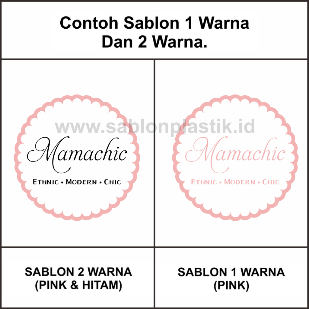 

Charge Tambahan per 1 Warna