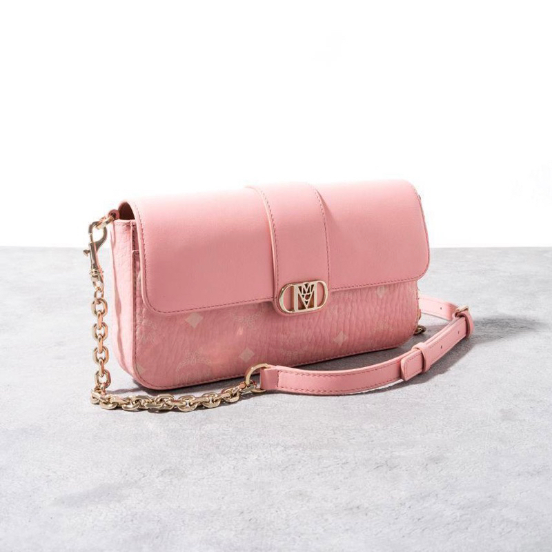 Original MCM Small Mode Travia Shoulder Crossbody Bag Visetos Leather Mix