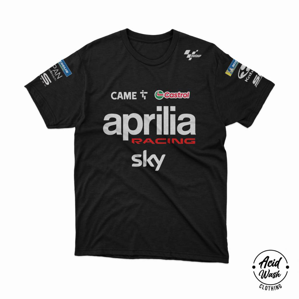 Tshirt Kaos Moto GP 2024 Aprilia Racing