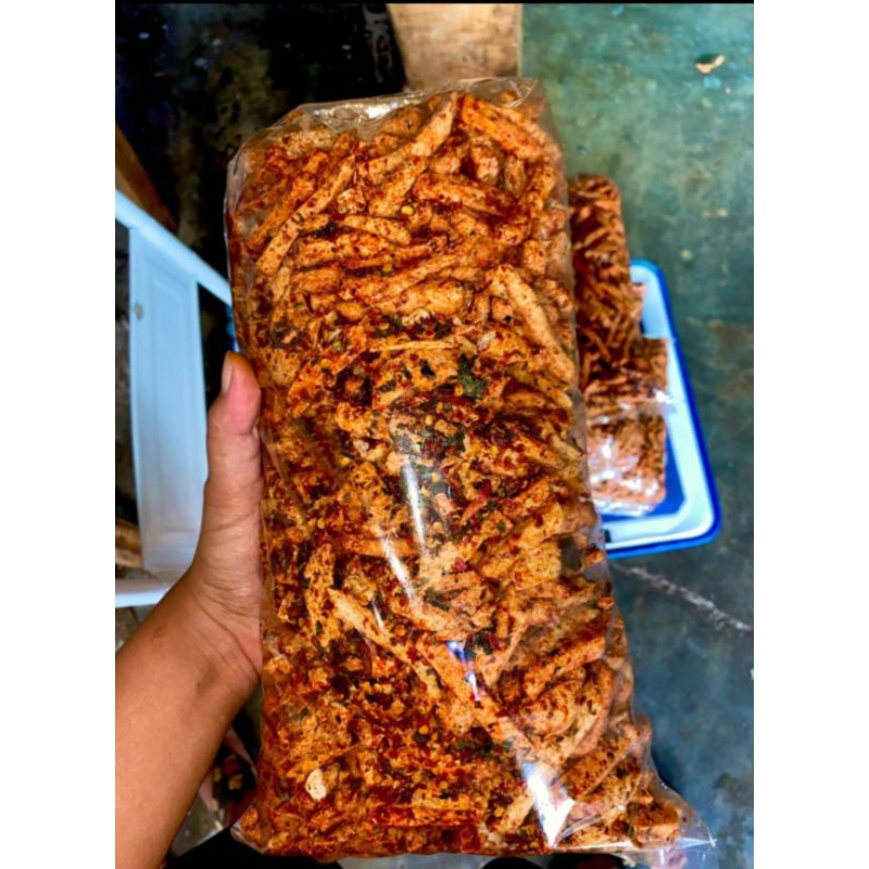 

Basreng Pedas Daun Jeruk 1kg Mantab