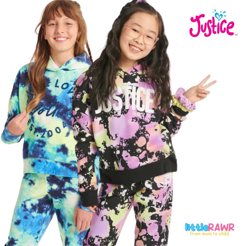 Setelan Sweatshirt Jogger Anak Perempuan Justice