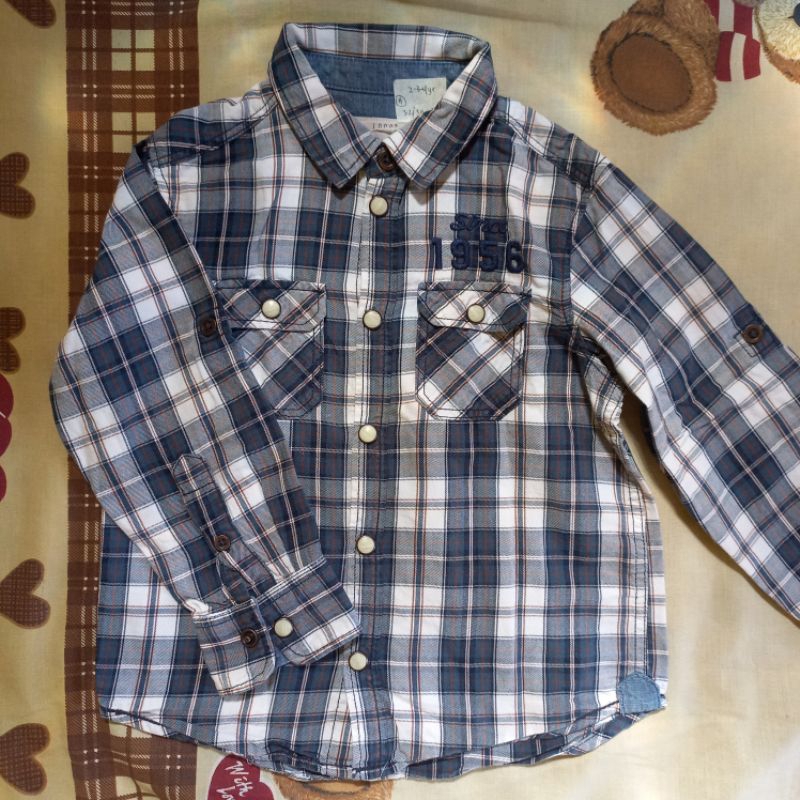 Kemeja Anak Laki Laki LOGG HnM Preloved