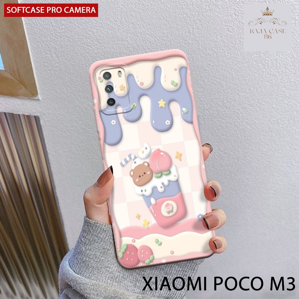 Case Poco M3 4g Terbaru - Rajacase - casing Poco M3 - Motif case Cartoon - Pelindung handphone - POC