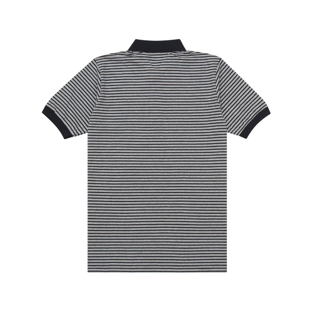 Screamous Polo Shirt Stripe WOLE BLACK MISTY