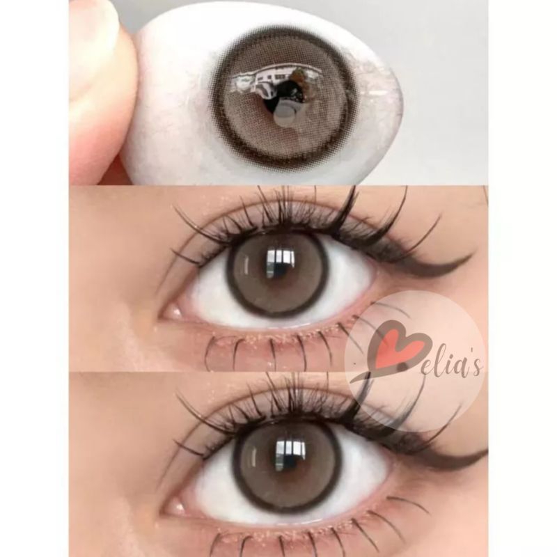 Softlens Grey Ke Abu Abuan Premium Diameter 14,2 MM | Softlens Grey | Softlens charcoal | Softlens A