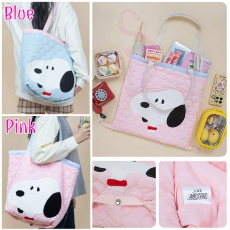 CL.Puffy bag Snoopy ori