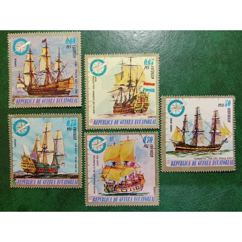 

Prangko Guinea 5 Pcs USED