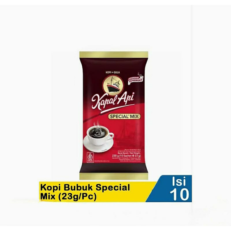 

KOPI KAPAL API MIX 230G (10 sachet)