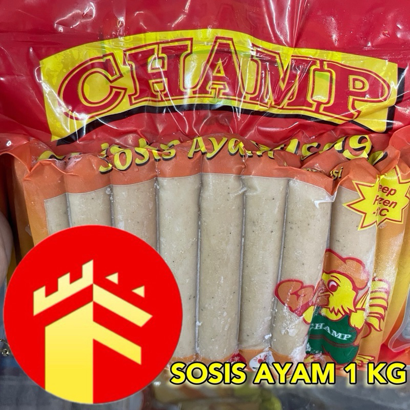 

CHAMP SOSIS AYAM 1 KG CHICKEN SAUSAGES CHAMP 1 KG