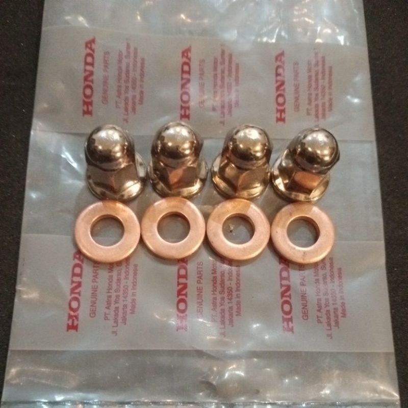 4PCS MUR 4 PCS RING TEMBAGA BLOK HEAD HONDA SUPRA ASTREA LEGENDA GRAND IMPRESA PRIMA STAR WIN 100 MU