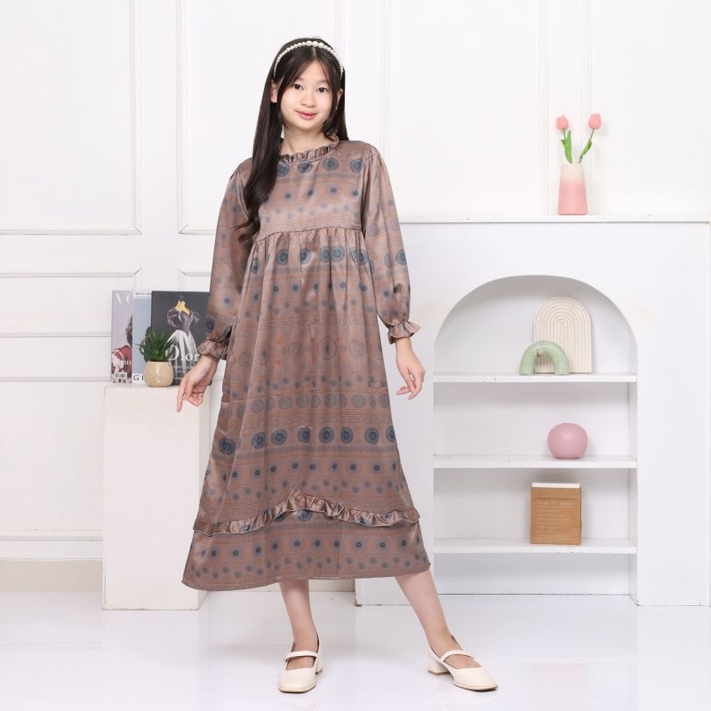 Dress Gamis Anak Perempuan | Baju Anak Muslimah | Tunik Anak Perempuan | Baju Lebaran Anak Perempuan