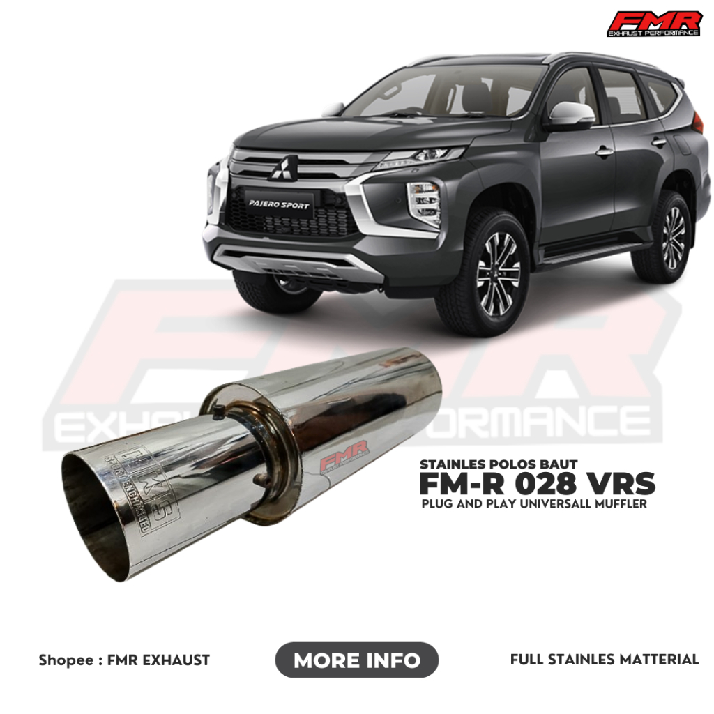 Knalpot Mobil FM-R 028 VRS Racing HKS Silent Big Muffler