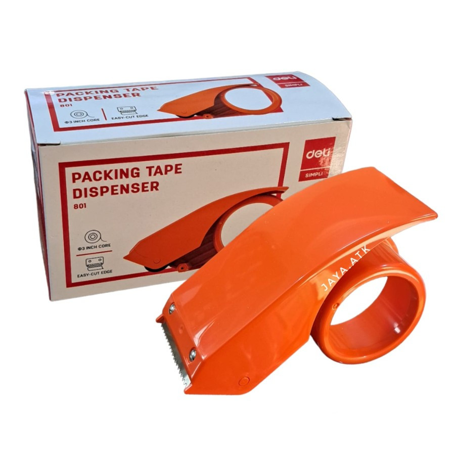 

Cutter Pemotong Lakban DELI Plastik Tajam Bagus 801 OPP Packing Tape Cutter